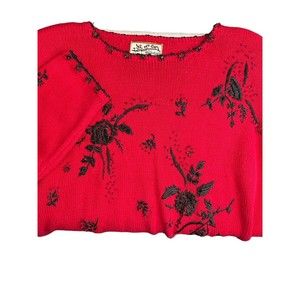 Heirloom Large Red/black Sweater Holiday